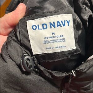 Old Navy Charcoal Puffer Coat